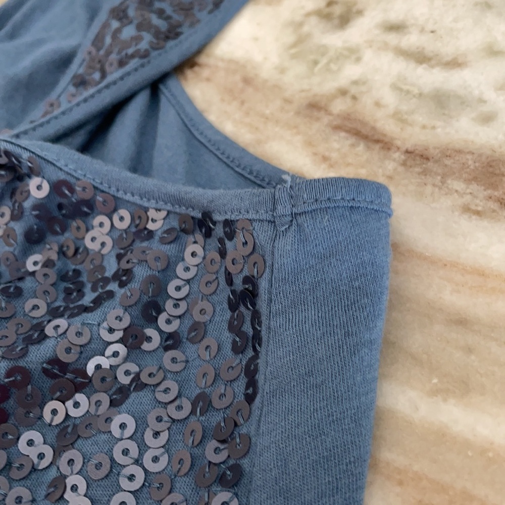 Blue Sequence Express Tank Top New Size Small - image 5